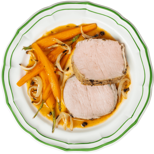 Rôti de veau au genièvre